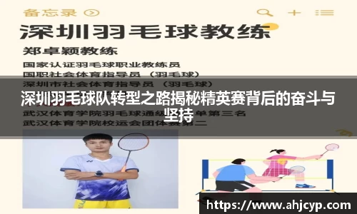 深圳羽毛球队转型之路揭秘精英赛背后的奋斗与坚持